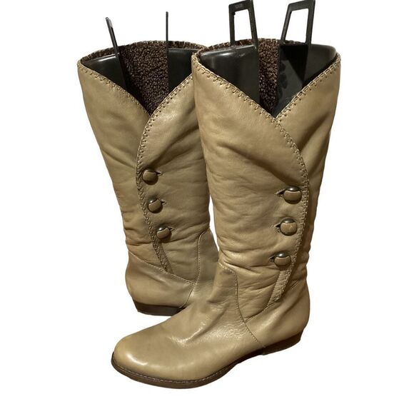 Vintage Leather Boots 8.5 - Picture 1 of 9